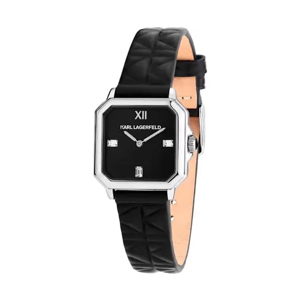 Karl Lagerfeld Montre Femme Karl lagerfeld Cuir véritable Noir R0551102502