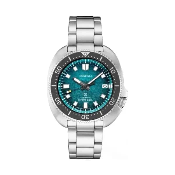 Seiko Montre Seiko Prospex Automatique Diver's 200m Cadran Turquoise Bracelet Acier
