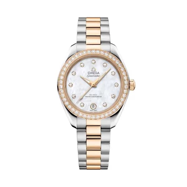 Omega Seamaster 30 mm, acier - or Moonshine™ sur acier - or Moonshine™