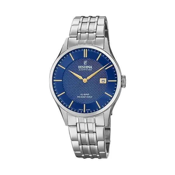 Festina Montre Festina Collection Swiss Made en Acier Argenté