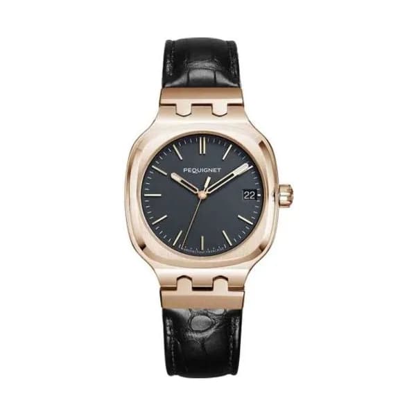 Pequignet Montre Pequignet Manufacture Concorde Or Automatique Cadran Gris anthracite - 9047448