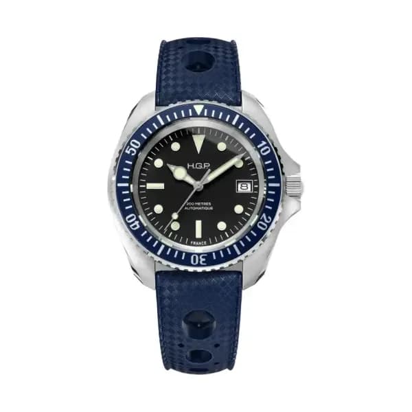 HGP Montre Diver 200m Automatique - Bleue