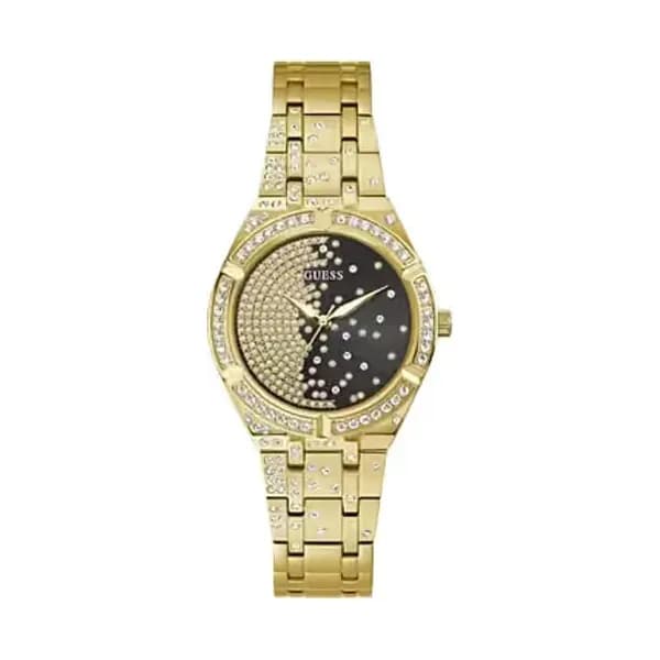 Guess Montre Femme GUESS AFTERGLOW en Acier Jaune