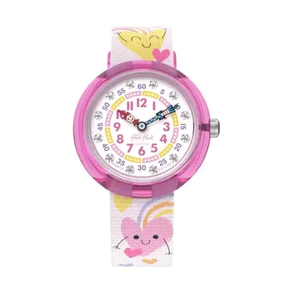 Flik Flak Montre Organized Chaos Boucing Hearts FBNP223