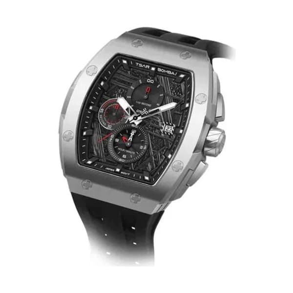 Tsar Bomba Montre Tsar Bomba - Elemental Series - Quartz II - Noir & Argent - TB8211QII08