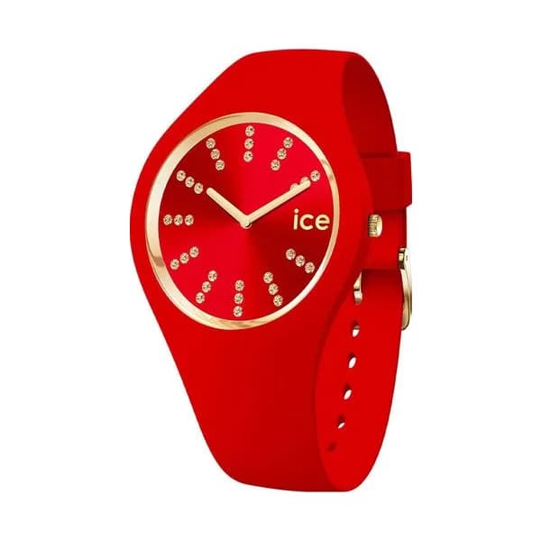 Ice Watch Montre Ice Watch Collection Ice Cosmos en Silicone Rouge