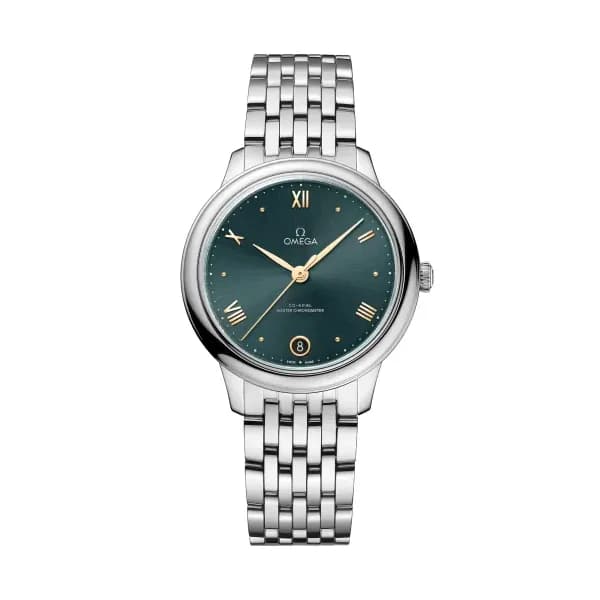 Omega De Ville 34 mm, acier sur acier