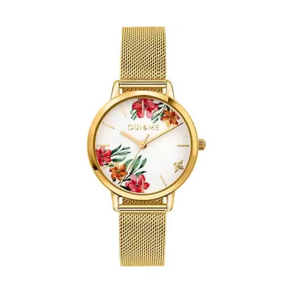 Oui & Me Montre Femme Oui&me Acier inoxydable Or jaune ME010429