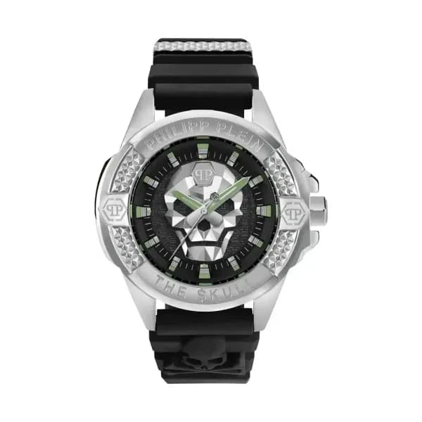 Philipp Plein Montre quartz Homme the skull Noir, Argenté