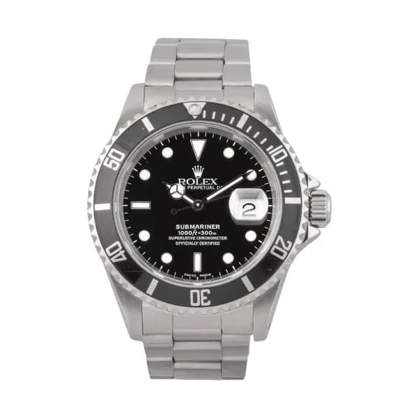 Rolex Montre Rolex Submariner Date 16610 automatique 40 mm circa 2001