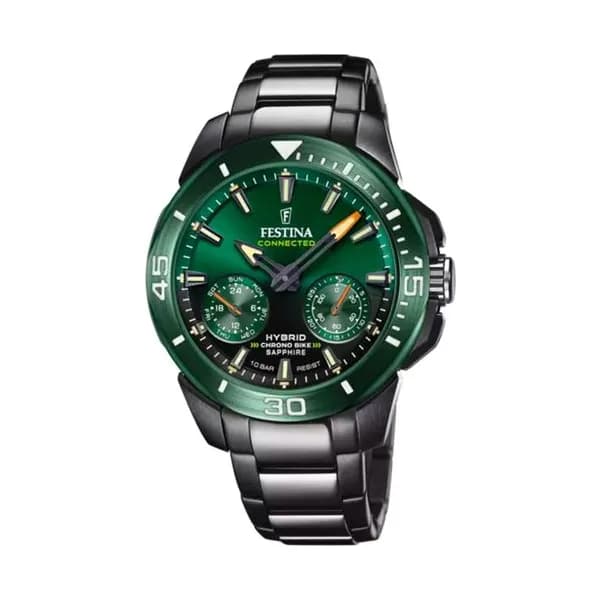 Festina Montre Connectée Festina Collection Chrono Bike en Acier et PVD Noir