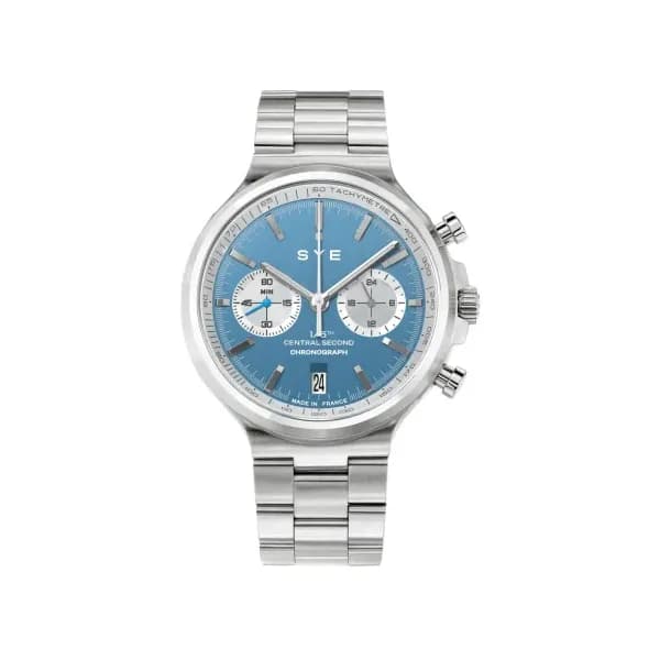 SYE [Start Your Engine] Montre quartz Homme Mot1ion chrono Bleu