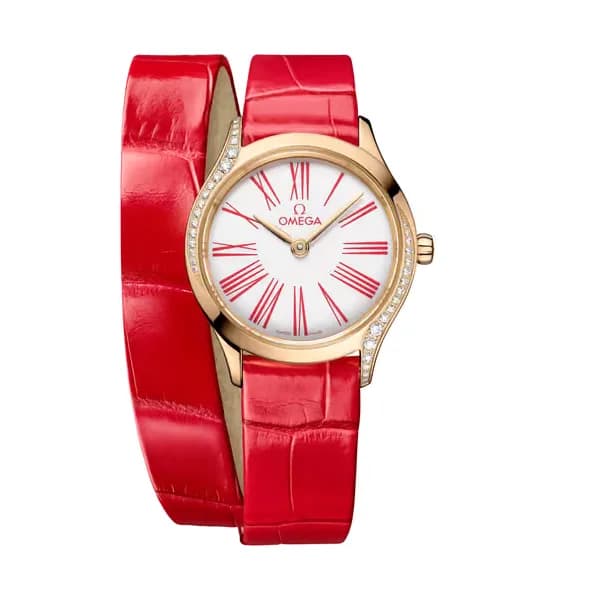 Omega De Ville 26 mm, or Moonshine™ sur alligator