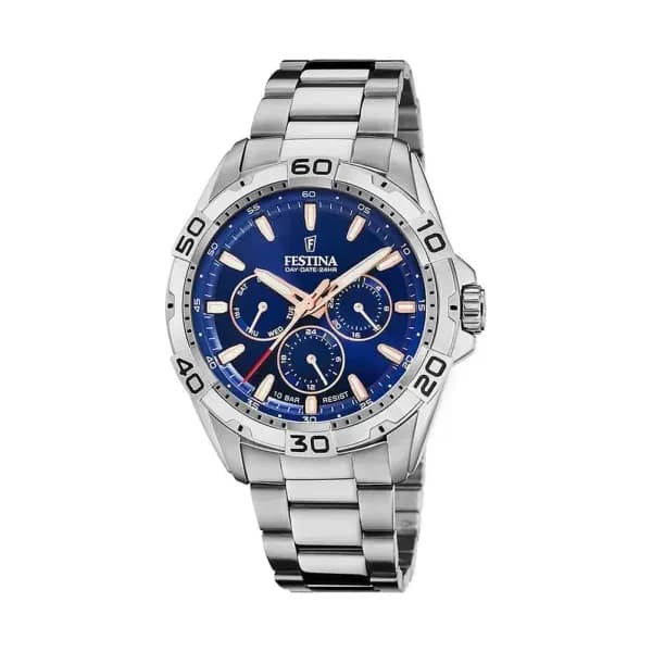 Festina Montre quartz Homme Multifonctions Bleu