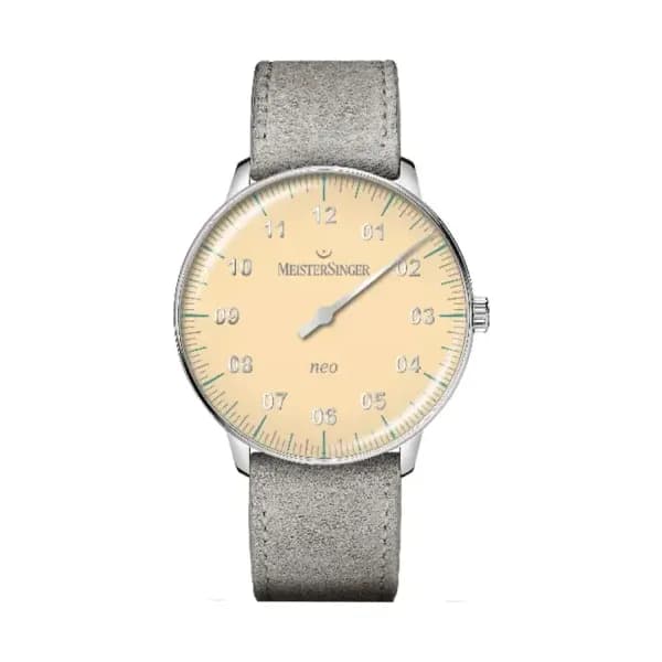 MeisterSinger Montre Neo Special Jaune clair S-NES935S