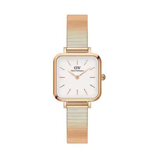 Daniel Wellington Montre Femme Daniel Wellington Cadran Blanc Acier Rose DW.DW00100517