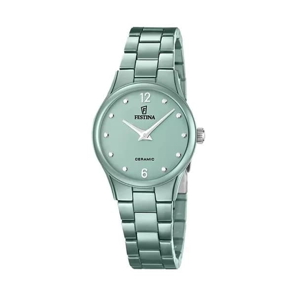 Festina Montre quartz Femme Ceramic Vert menthe