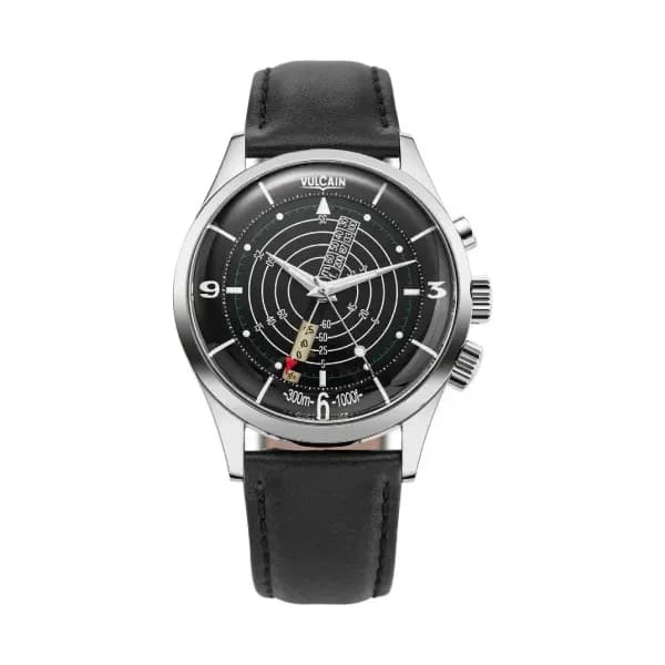Vulcain Nautical Black White Luminova