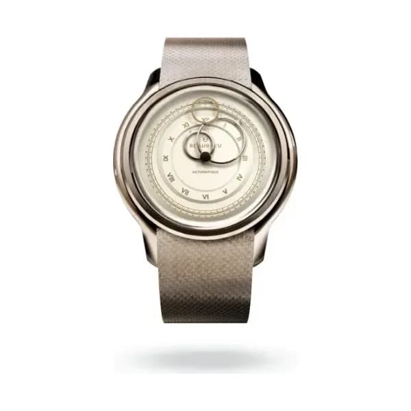 Beaubleu Montre Beaubleu la Pièce n°1 Champagne Bracelet Acier Or Rose