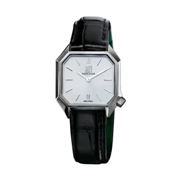 March LA.B Dandy Mansart Electrique - White - Alligator Noir