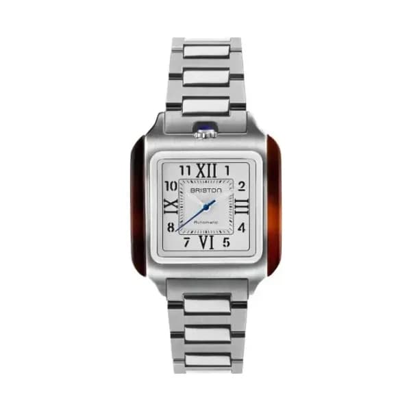 Briston Montre BRISTON Streamliner Kennedy Blanc Bracelet Acier Inoxydable
