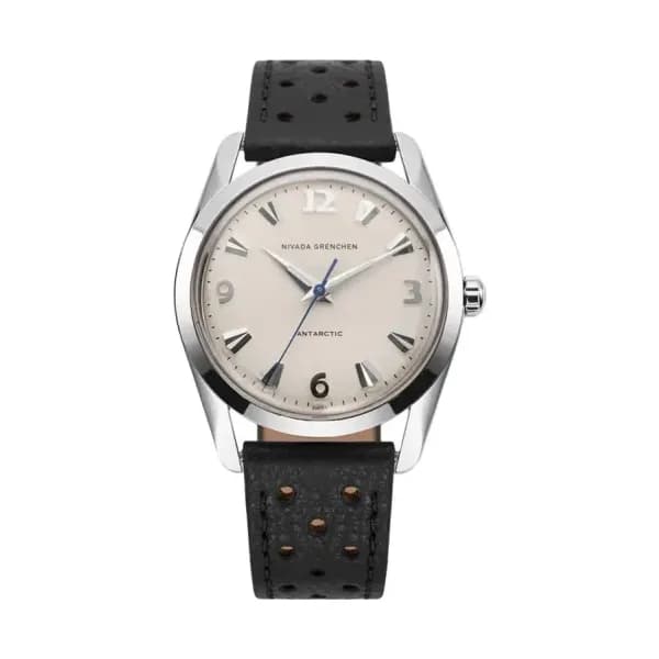 Nivada Grenchen Montre Antarctic 35mm Eggshell White Luminova 35004M