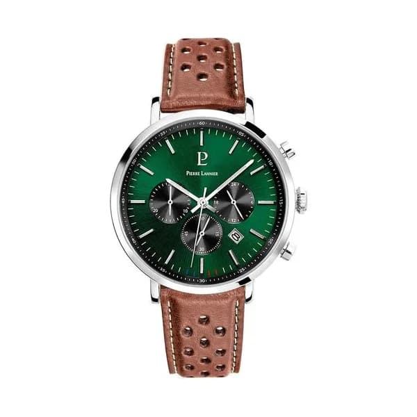 Pierre Lannier Montre Pierre Lannier Collection Baron en Cuir Marron