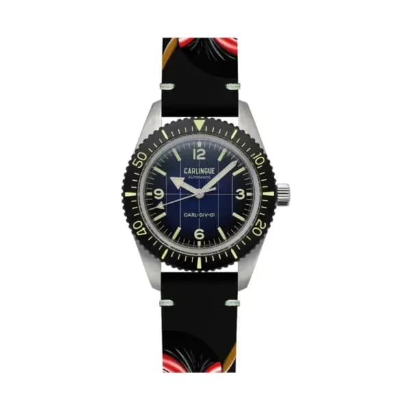 Carlingue Montre Diver 01 Il Diavolo Tattoo