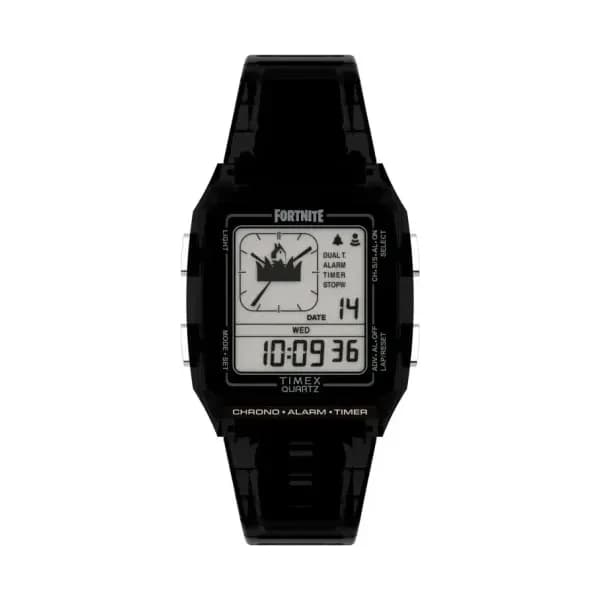 Timex Montre Q Timex LCA x Fortnite Black TW2W96500