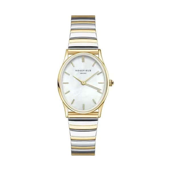 Rosefield Montre Rosefield Oval Nacre Blanche