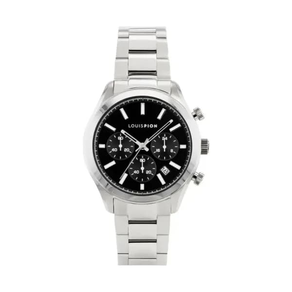 Louis Pion Montre quartz Homme Adrien Noir