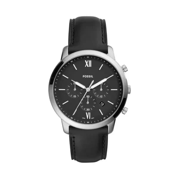 Fossil Montre Fossil Collection Neutra en Cuir Noir