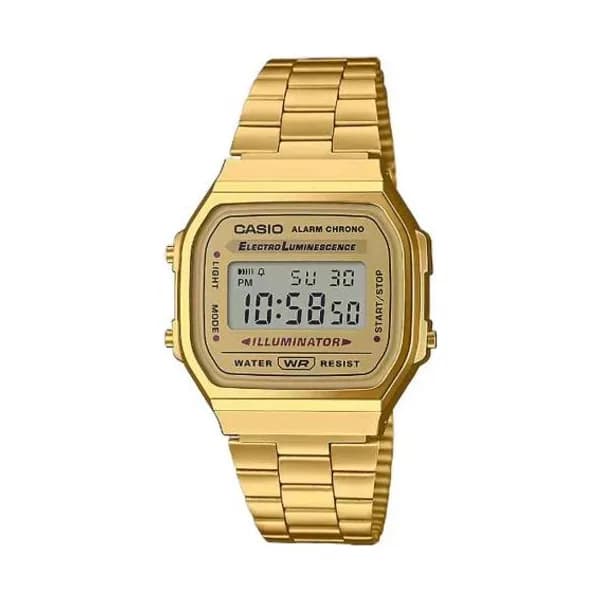 Casio Montre Casio Vintage - Série Iconic - Or - A168WG-9