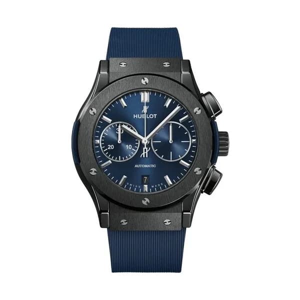 Hublot Ceramic Blue Chronograph