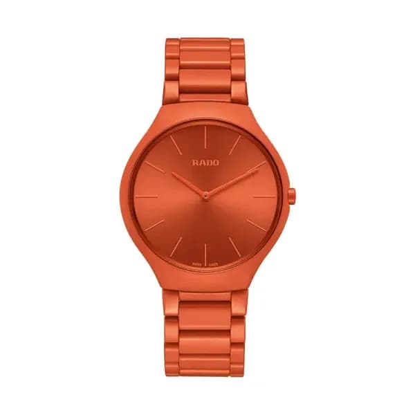 Rado True Thinline Powerful Orange