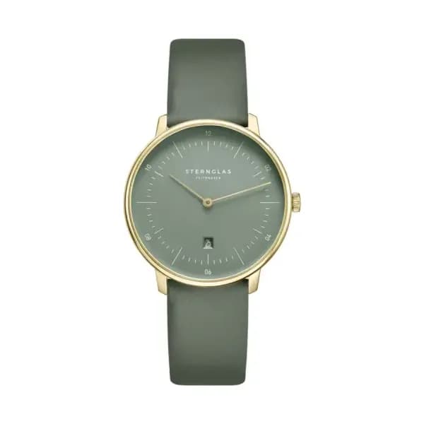 Sternglas Montre Naos XS Edition Flora Sage Gold S01-NDF18-KL09