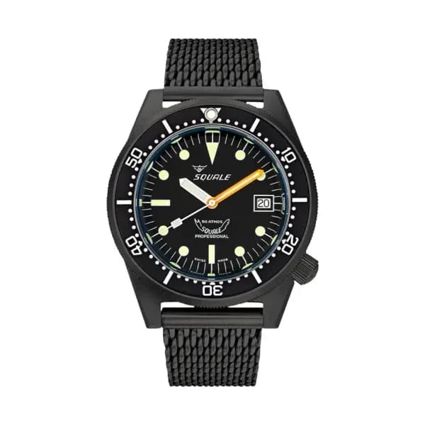 Squale Montre 1521 PVD Black Mesh 1521PVD.MEPVD20