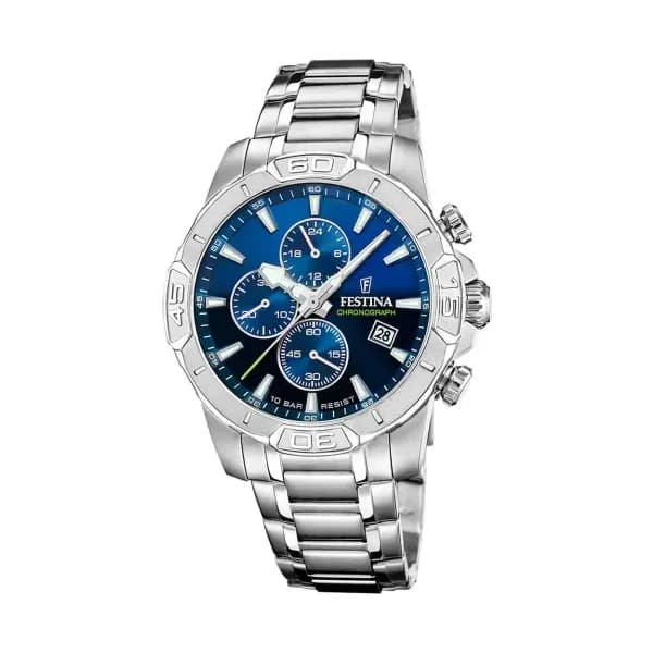Festina Montre Festina Timeless Chronograph Bleu
