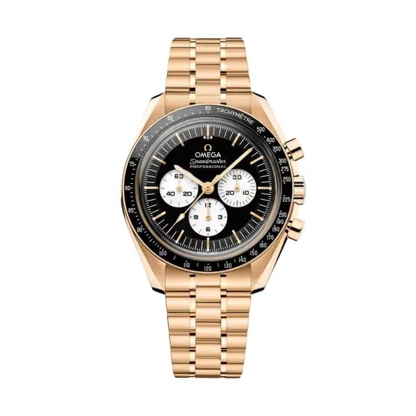Omega Speedmaster 42 mm, or Moonshine™ sur or Moonshine™