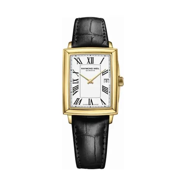 Raymond Weil Montre Toccata Square 22 x 28 mm - Cadran blanc 5925-PC-00300