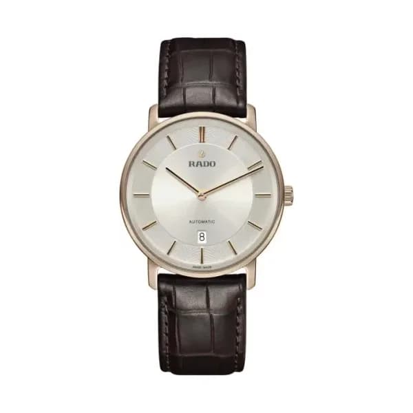 Rado Montre Rado DiaMaster Thinline Automatic 41mm Automatique Bracelet Cuir 41.0 mm