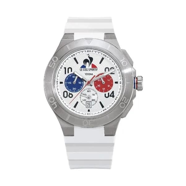 Le Coq Sportif Montre le Coq Sportif Collection Intégrée en Plastique Blanc