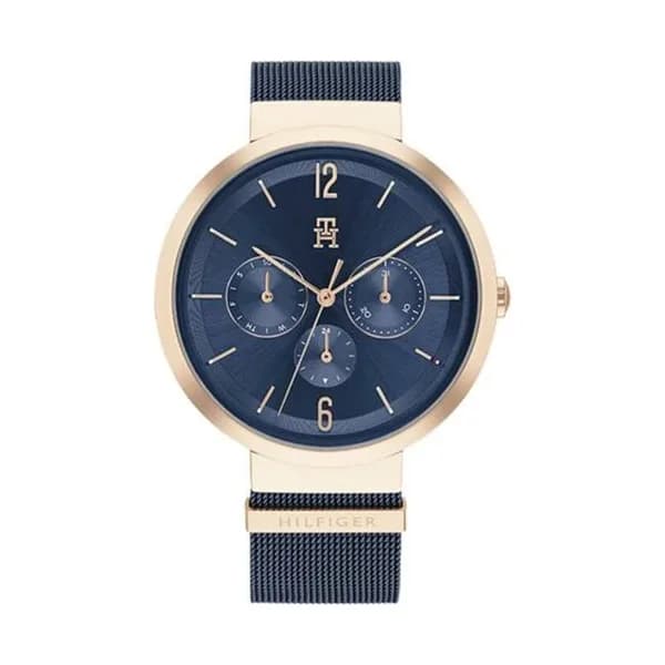 Tommy Hilfiger Montre Tommy Hilfiger en Acier et PVD Bleu