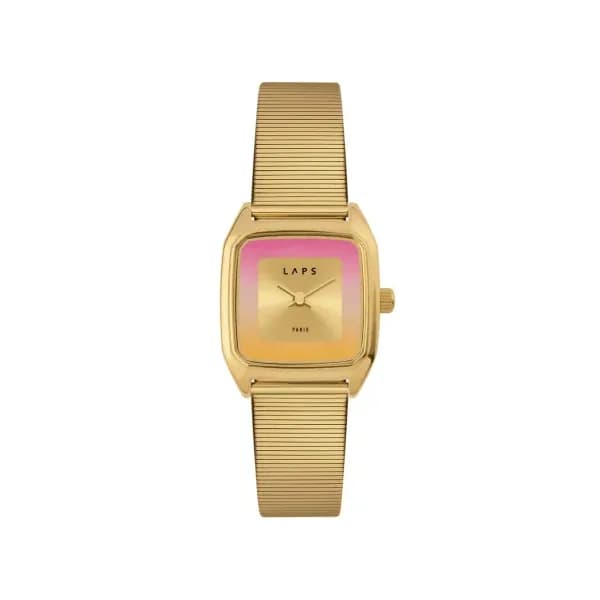 Laps Montre quartz Femme Prima Doré