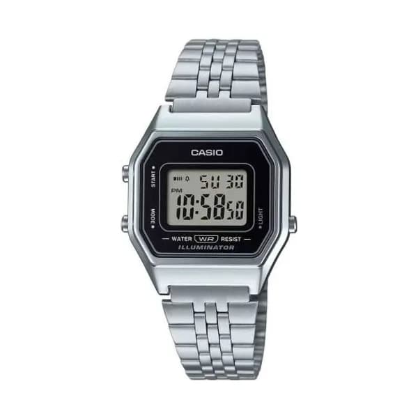 Casio Montre Casio Vintage - Mini Collection - Argent & Noir - LA680WEA-1