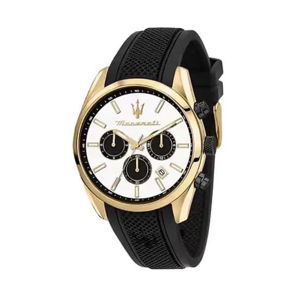 Maserati Montre Homme MASERATI ATTRAZIONE en Silicone Noir