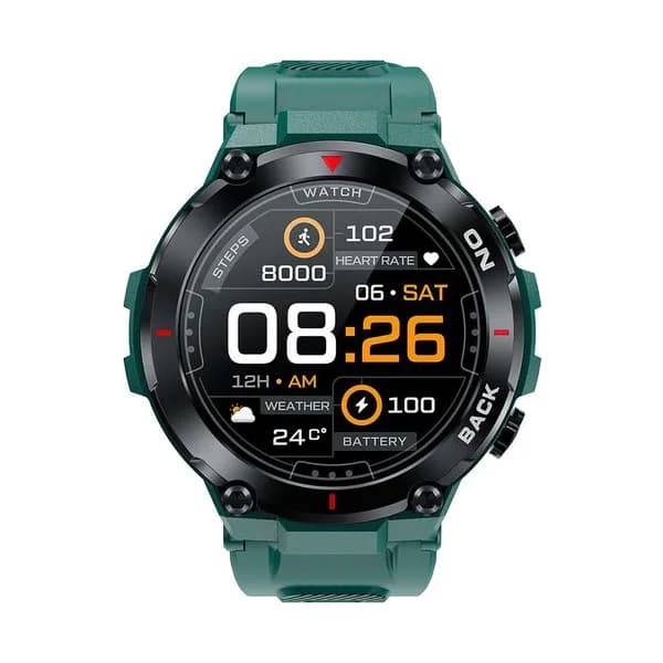 Smarty Montre Connectée Smarty Collection Pull Up en Silicone Vert