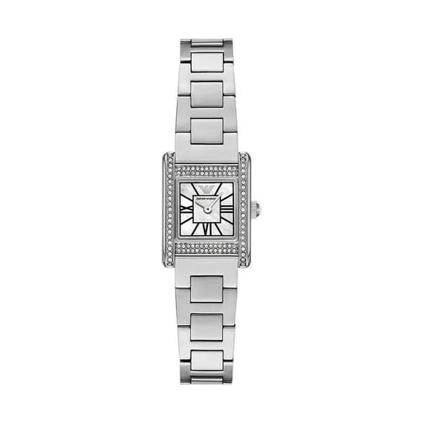Emporio Armani Montre quartz Femme Emporio Armani Nacre blanche