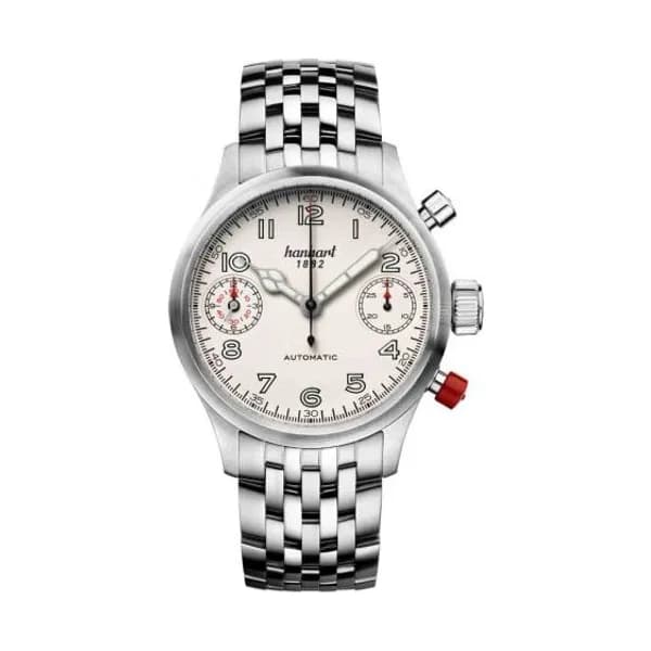 Hanhart Montre Hanhart Pioneer TwinDicator Automatique diamètre 45 mm- 730.200-6428