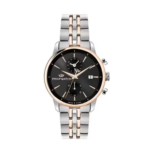 Philip Watch Montre Homme PHILIP WATCH ANNIVERSARY en Acier Bicolore